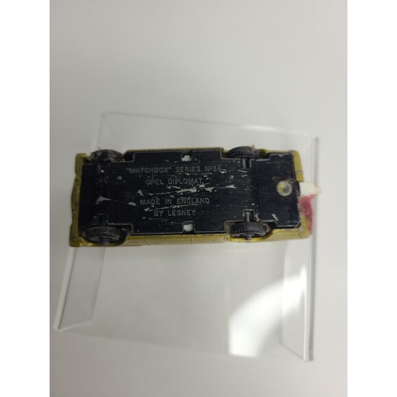 Vintage Matchbox Lesney No. 36 Opel Diplomat Made In England Hood Opens - Picture 5 of 6